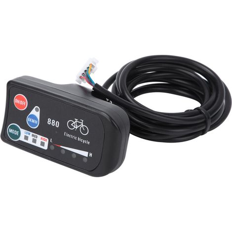 KT-LED880 Fahrradcomputer mit Standardanschluss und Bediendisplay – Elektrisches Umbauzubehör für Fahrräder (1/3)