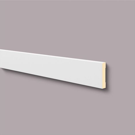 Alfeizar de ventana NMC MA21 DOMOSTYL Noel Marquet Moldura de fachada Marco para ventanas Perfil de fachada diseño moderno blanco 2 m (1/3)