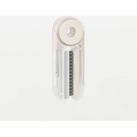 Brosse de Nettoyage Multifonction Manche Long Éponge Détachable pour Bouteilles Tasses et Crevasses Brosse Cuisine 4-en-1 Couleur Crème pour Nettoyage Ménager et Voyage, 10 x 3,5 x 2,5cm, en plastique (1/5)