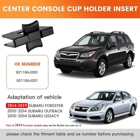 92118AJ001 is suitable for Subaru Forester cup holders, cup dividers, and center armrest cup supports. (1/4)