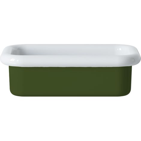 Lavabo rétro à poser en céramique 60 cm - True Colors Lite - Vert Mousse (1/4)