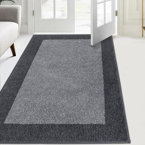 1 Paillasson 86x150 cm Microfibre Antidérapant Tapis Absorbant Lavable Entrée Couloir