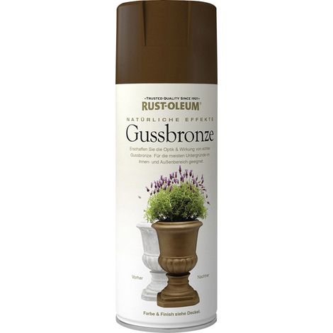 Rust-Oleum Sprühlack Natürliche Effekte 400 ml gussbronze