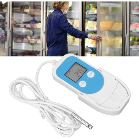 Temperatur- und Feuchtigkeitsaufzeichnung, hochpräziser Rekorder auf USB-Stick, Alarm für die Kühlkette von pharmazeutischen Produkten, PDF-Bericht. (1/5)