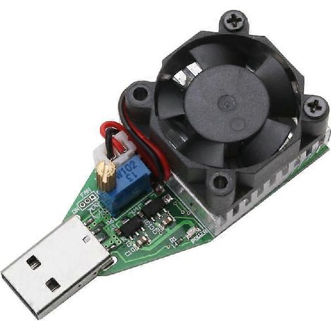 Déchargeur de charge électronique à courant constant réglable USB 15 W pour alimentation CC 3,713 V (1/5)