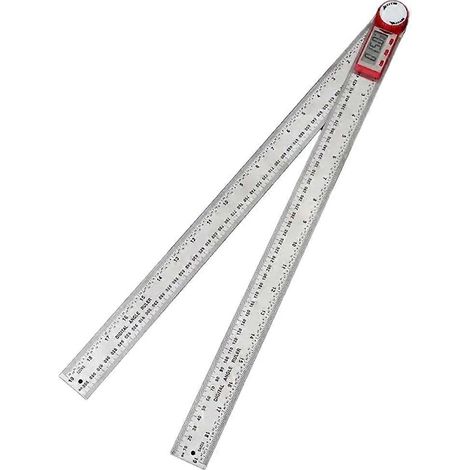 rapporteur numérique, instrument de mesure d'angle numérique, outil électronique pour le travail du bois, instrument de mesure d'angle (0-500 mm) (1/5)