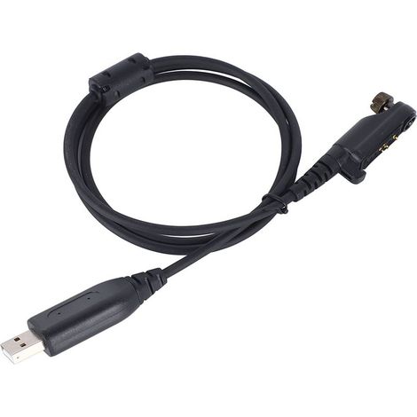 Câble de programmation USB PC152 pour talkie-walkie (écriture de fréquence) compatible avec les radios portables numériques Hytera PDT DMR HP680, HP700 et HP780. (1/5)