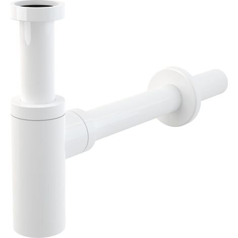 Alca - Design-Siphon, weiß glänzend A400B (1/3)