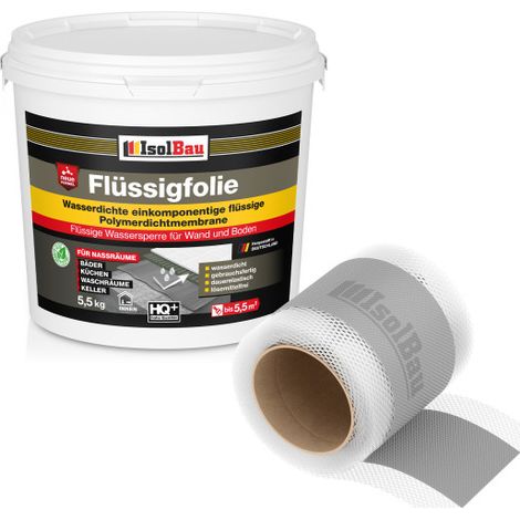 Ensemble d'étanchéité professionnel Film liquide 5,5 kg Bande d'étanchéité (1/5)