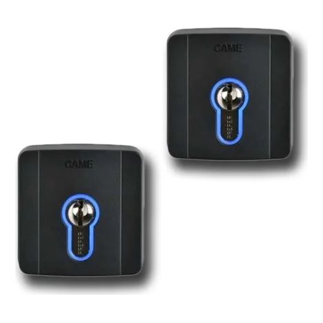 Came kit composto da 2 selettori a chiave seld1k01 kit 2 sel chiave din ext fil 8k06sl-004 (1/3)
