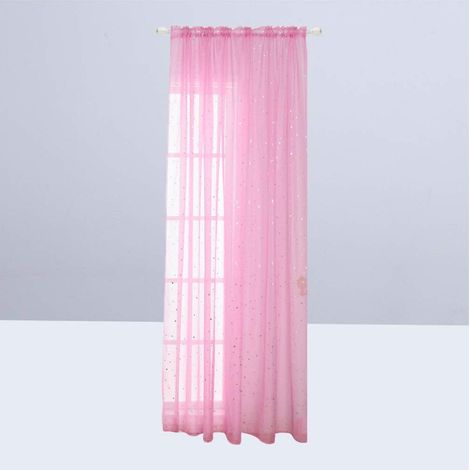 Transparents toils Argents Voilages Fins Paillets pour (1/5)