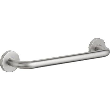 Maniglione bagno disabili, barra di ausilio dritta, 300mm, diametro Ø 19mm, acciaio inox 304 satinato - THIRARD