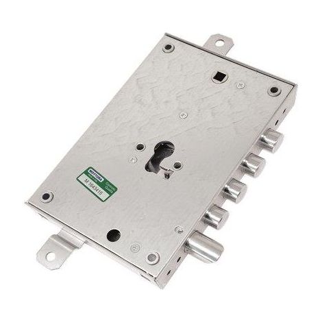 SERRATURA METALLO APPLICARE 85571AN MOTTURA F.SAGOM M2 TRIPL+SCR IP.MM 28 E.MM 63 SX SP.MM 10