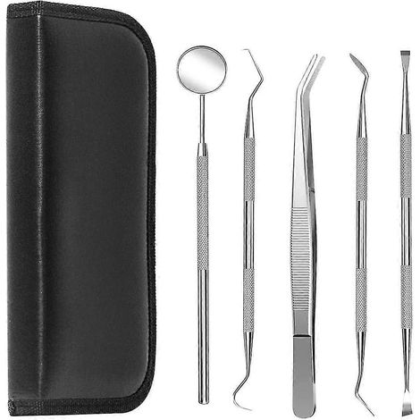 Kit de nettoyage des dents en 5 pièces pour éliminer la plaque dentaire - Soins personnels et animaux (1/5)