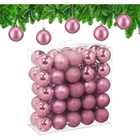 Christmas Tree Baubles Set, 3 Designs, Matte & Glossy (1/5)