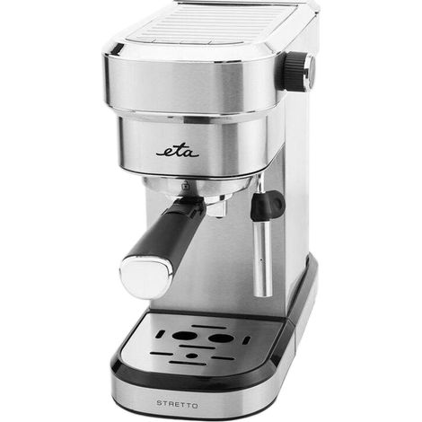 Cafetera espresso ETA Stretto de 1350 W, color plata/gris, 1 unidad. (1/3)