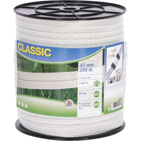 Kerbl Weidezaunseil 40 mm 200 m Classic Weidezaunseil