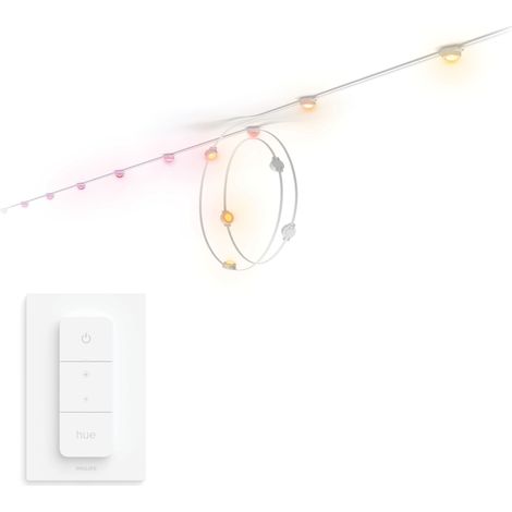 Philips Hue Festavia Guirlande de lumière 32 modules lumineux - 18 Mètres Lumière blanche et colorée - Comprend 1 Variateur de lumière, White et Color Ambiance (1/5)