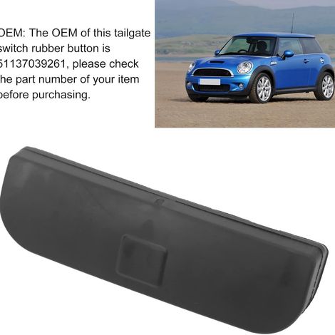 Passend für BMW Mini R50 R52 R53 R56 Türschalter hinten, Gummiabdeckung, Griff 51137039261 (1/4)