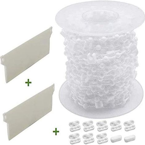 Reparaturset für Vertikaljalousien, Zubehör für Vertikaljalousien, Ersatzset für leichte Kettenverbinder für 127-mm-Lamellen [A+++] (1/5)