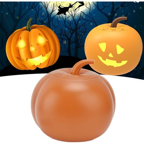 Lampe citrouille LED avec 16 animations et 16 pistes musicales : Lampe projecteur musicale citrouille pour Halloween et ambiance horrifique (1/5)