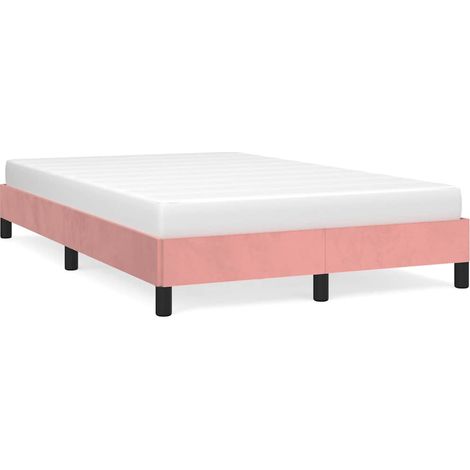 Maison Exclusive - Giroletto senza Materasso Rosa 120x190 cm Velluto (1/5)