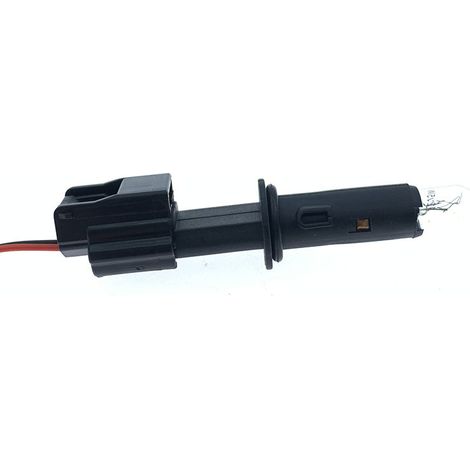 The 26240-JD00A kit is compatible with Nissan headlights, front parking lights, reversing lights, and daytime running lights. It includes a socket, a connector, and a bulb.