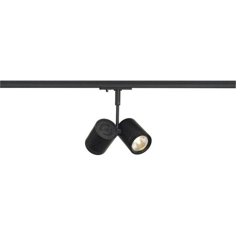 SLV 143430 Luminaire sur rail haute tension GU10 noir (mat)