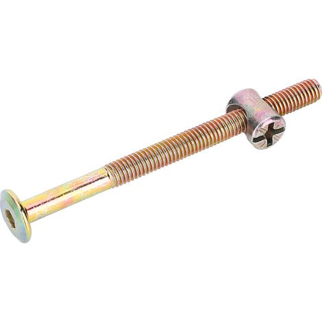 Vis de fixation à tête cylindrique creuse hexagonale M6 pour meuble, boulons d'assemblage en acier (40mm) (1/5)