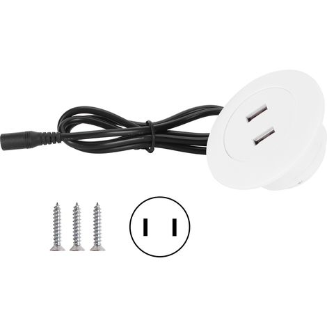 Chargeur USB 2.0 Double Prise pour Canapé Relax Électrique, Pièce de Mobilier Blanc, Fiche Américaine 100-240V (1/5)