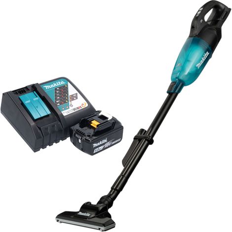 Aspirapolvere a batteria Makita DCL 284 FRTB 18 V 0,73 l nero brushless + 1x batteria da 5,0 Ah + caricabatterie (1/5)