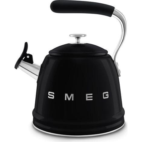 SMEG Bollitore Con Fischio 50's Style Nero
