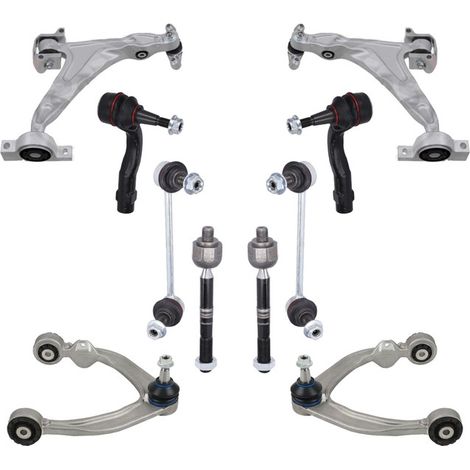 KIT BRACCIO OSCILLANTE 10 PEZZI COMPATIBILE CON VOLVO S90 II (234) D4 / Kit Sospensione Completo OE/OEM / Bracci Oscillanti + Testine Sterzo / Sostituzione Diretta OEM