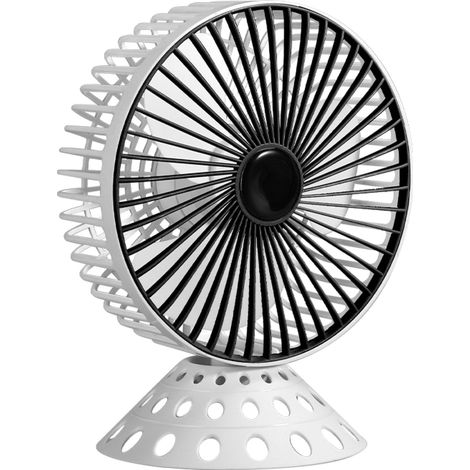 Ventilateur de bureau 15 cm (6 pouces) silencieux, petit format, portable, alimenté par USB, idéal pour la maison, les voyages, le camping et le bureau. (1/5)