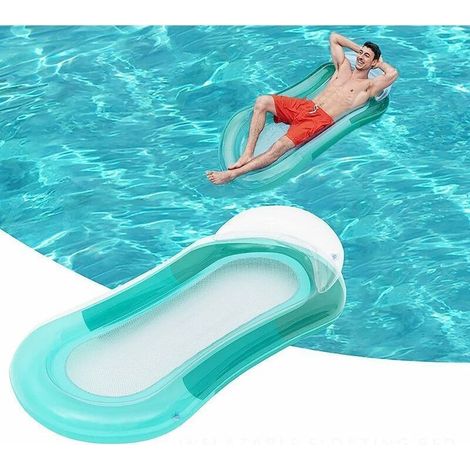 Hamac Flottant Gonflable Piscine Chaise Longue Lit Summer Exterieur Lac Adulte (1/4)