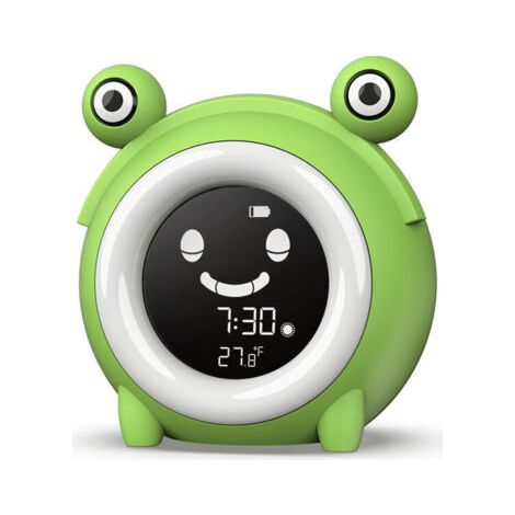 Réveil Enfant, Lumière de Réveil pour les Enfants, Entraîneur de Sommeil, 3 Modes 5 Sons Naturels 5 Lumières Colorées Réglables Fonction Snooze Lampe Reveil, Enfant Chambre à Coucher (1/5)