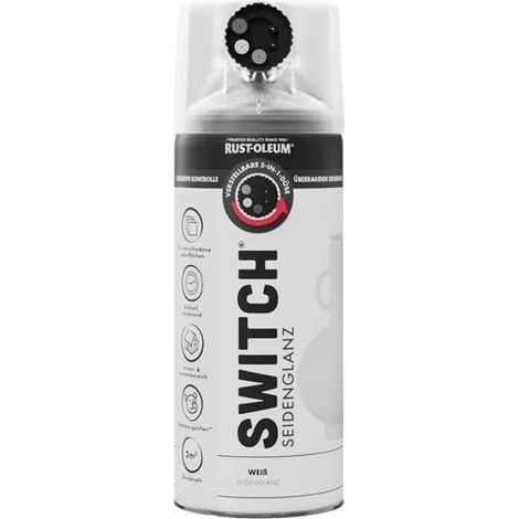 Rust-Oleum Sprühlack Switch 400 ml weiß seidenglanz Innen (1/2)