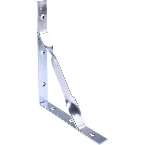 Equerre de fixation de 200 x 250mm x 25mm en Acier ( Prix pour Sachet de 2 ) (1/3)