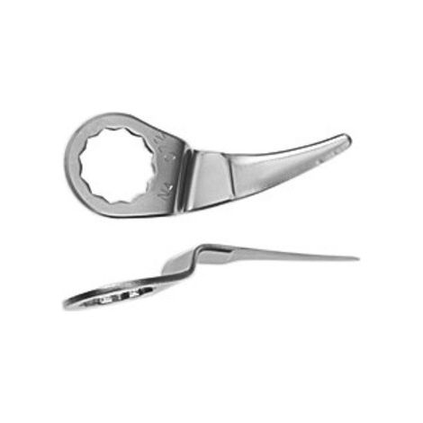 FEIN Schneidmesser geschwungene Form, Schneidenlänge 45 mm, Gesamtlänge 80 mm (1/4)