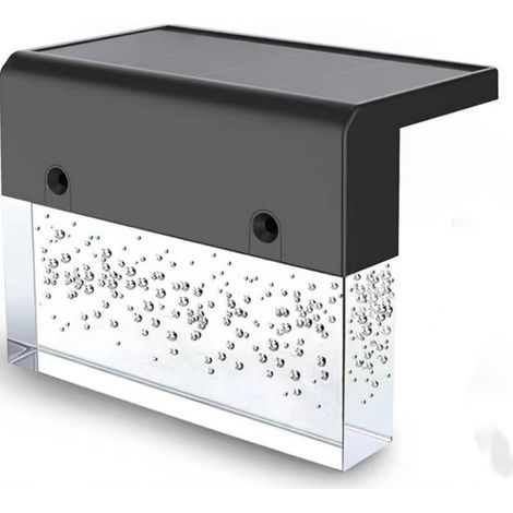 Solarleuchten für den Garten, wasserdichte LED-Solarleuchten, LED-Gartenleuchten für Hinterhof-Treppendekoration, 2 Stück