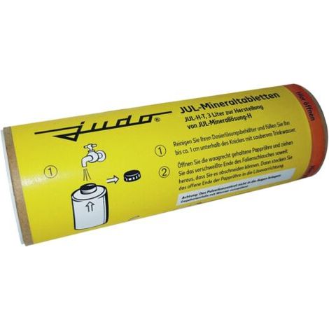 Judo Comprimés minéraux JUL-HT 8600020 pour 6 l