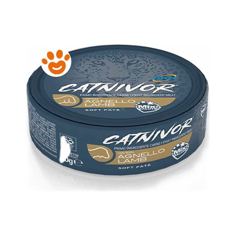 DRN Catnivor Agnello  - DRN Catnivor Agnello - Lattina Da 80 Gr
