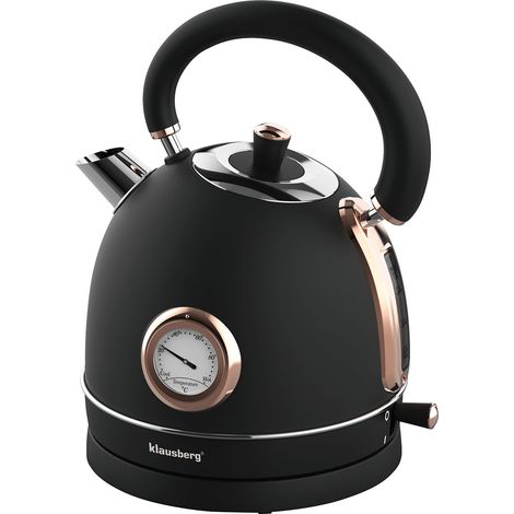 Elektrischer Wasserkocher 1,8 l mit Thermometer Klausberg KB-7905 Retro