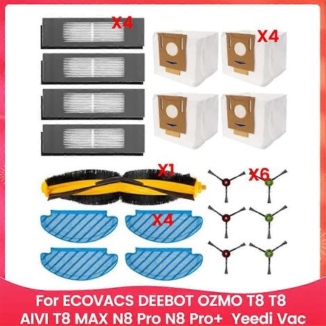 Pour ECOVACS DEEBOT OZMO T8 AIVI MAX N8 Pro Pro+ – Yeedi Vac Robot Aspirateur pièce détachée (1/5)