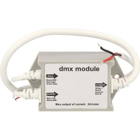 Modulo DMX Converter PWM 12V 2AX3 3 Canali RGB