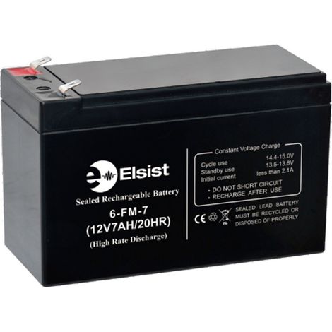 Elsist BT007R Sealed Lead Acid (VRLA) 12 V 7 Ah