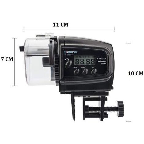 NALOOKAMIC Mangeoire automatique pour poissons avec écran LCD, mangeoire automatique pour aquarium (1/4)