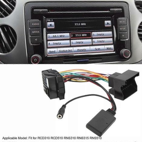 Adaptateur AUX Bluetooth 5.0 pour voiture avec microphone mains libres pour RCD310. RCD510 et RNS310 (1/5)