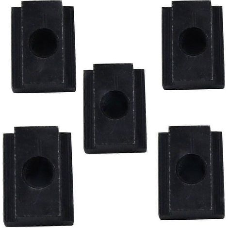 Lot de 5 écrous à rainure en T pour rails de plateau de chargement Toyota Tacoma et Tundra (1/4)