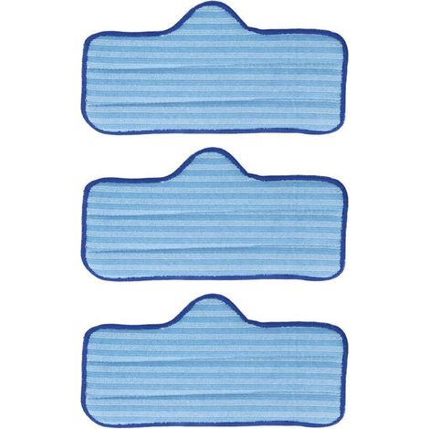 3 Pièces Tampons de Vadrouille en Microfibre, Têtes de Remplacement de Vadrouille en Microfibre Recharge de Tampon de Rechange Accessoire de Chiffon de Nettoyage pour Vadrouille Adapté aux Vadrouilles (1/5)